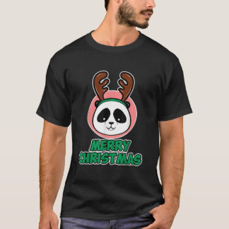 Camiseta Alegre Para Fãs de Panda Panda