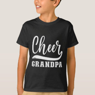 Camiseta Alegre Vovô Cheerleading Vovô De Um Cheerleader