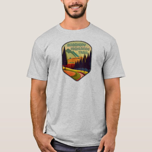 Camiseta Alegremente Highlands Seguem Cores da Virgínia Oci (Frente)
