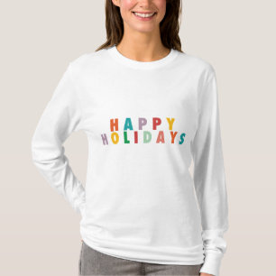 CAMISETA ALEGRIA AMOR ALEGRIA NATAL COLORIDO