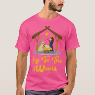 Camiseta Alegria Ao Natal Do Mundo Nascimento Cristão