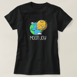 Camiseta Alegria da Lua Terra e Lua Fofa Abraço