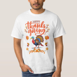 Camiseta Alegria de Ação de Graças Festiva - Uma Celebração