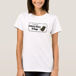Camiseta Alegria de Feriado & Raiva com Gato