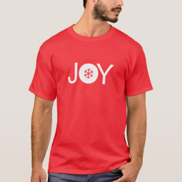 Camiseta Alegria de Natal Vermelho