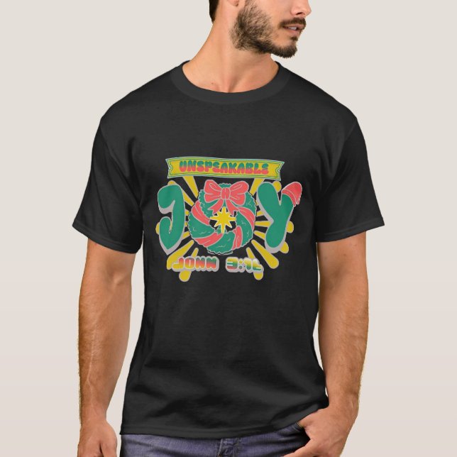 Camiseta Alegria Indescritível (Frente)