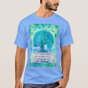 Camiseta Alegria inspiradora citação de Walt Whitman
