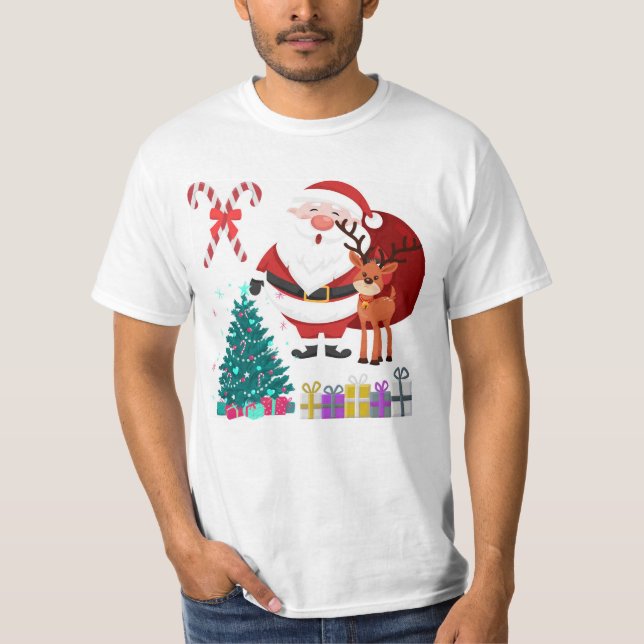 Camiseta Alegria Mágica de Natal (Frente)