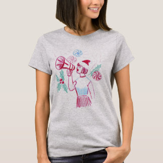 Camiseta Alegria Natalina de Líder de Torcida Vintage
