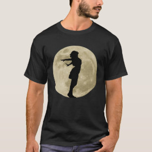 Camiseta Alegria pelo otimismo da radiação positiva da lua