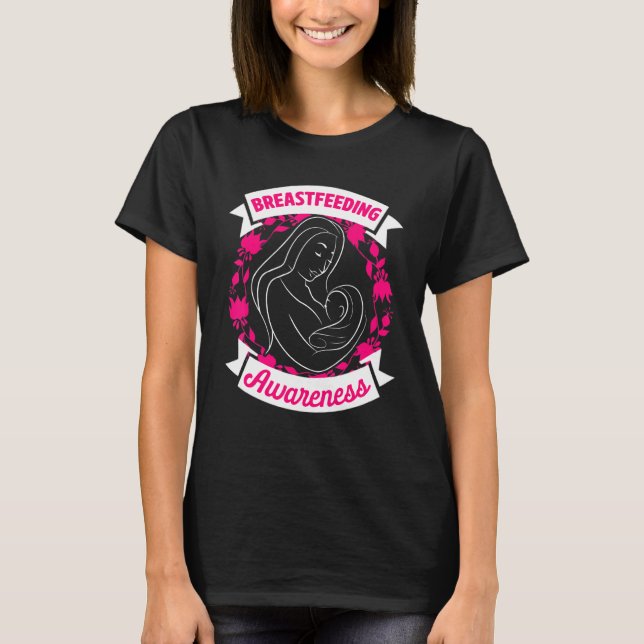 Camiseta Aleitamento Sensibilização Leite Materno Lactação  (Frente)