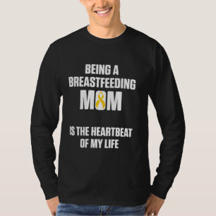 Camiseta Aleitamento Sensibilização Vida Leite Materno Lact