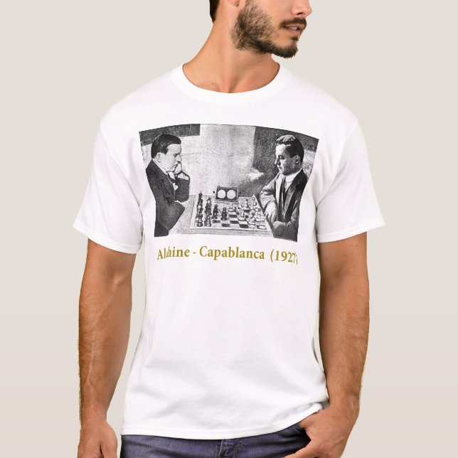 Camiseta alekhine-capablanca (Frente)