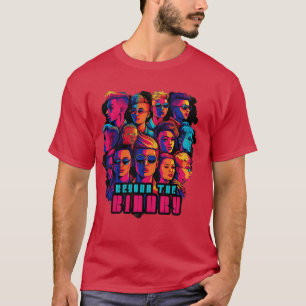 Camiseta Além da Impressão de Arte Binária Poderosa e Inclu