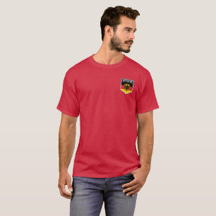 Camiseta Alemanha/Alemanha Sinalizador blindagem T-Shirt