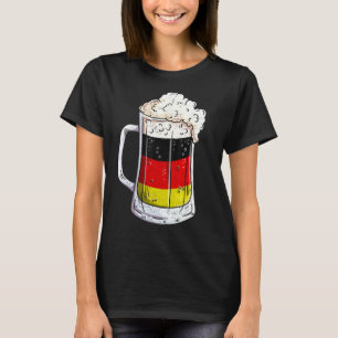 Camiseta Alemanha Bandeira Alemã Beer Mug Oktoberfest Lover