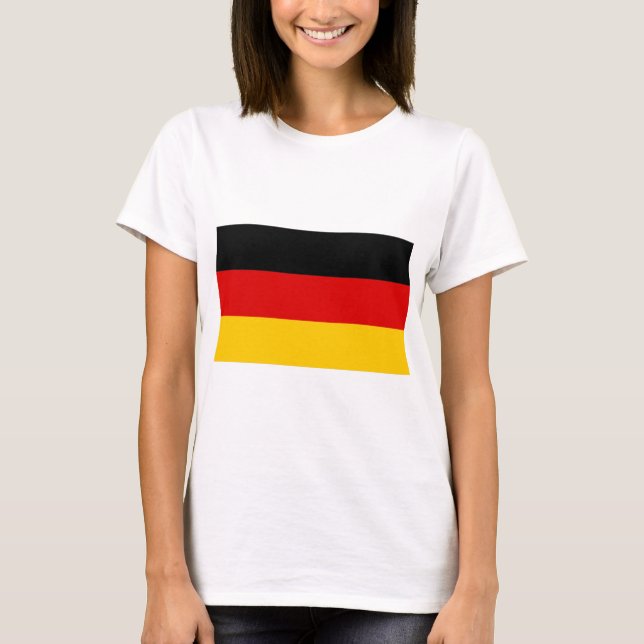 Camiseta Alemanha - Bandeira da Alemanha (Frente)