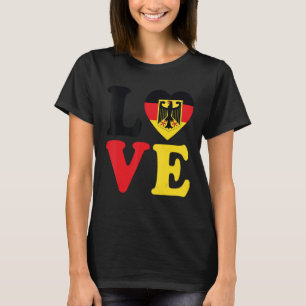 Camiseta Alemanha Bandeira Herança Alemã para Homens Mulher