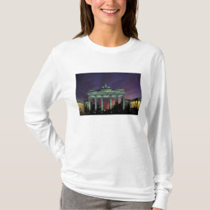 Camiseta Alemanha, Berlim. Portão de Brandemburgo à noite.