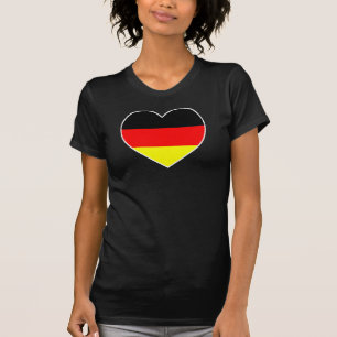 Camiseta Alemanha coração futebol Shirt “Germany "