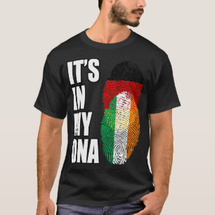 Camiseta Alemanha e Patrimônio do DNA Mix da Irlanda 