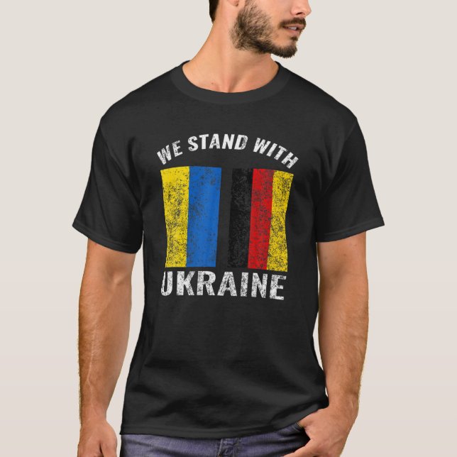 Camiseta Alemanha - Estamos Com A Ucrânia (Frente)
