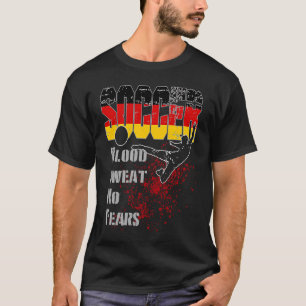 Camiseta Alemanha Eu Adoro Futebol E Jogador De Futebol