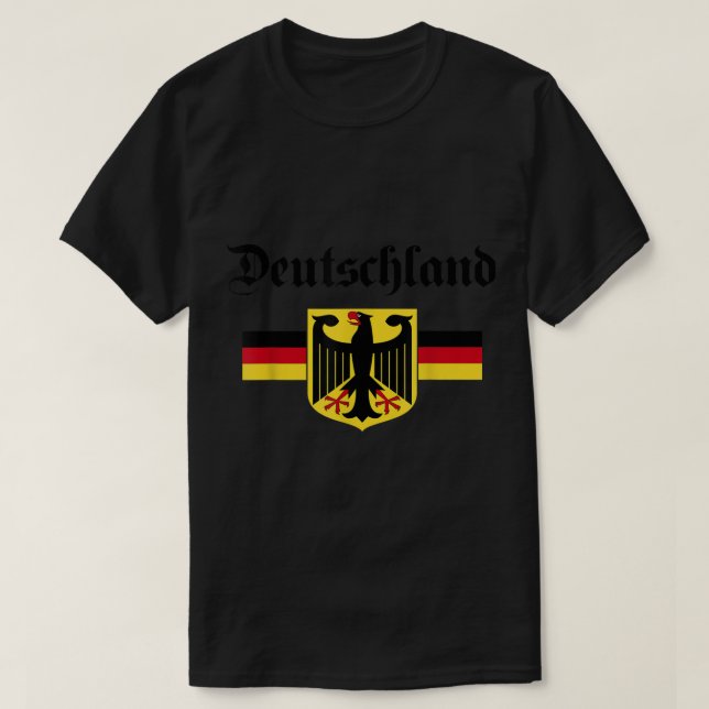 Camiseta Alemanha Flag of german Eagle Alemanha (Frente do Design)