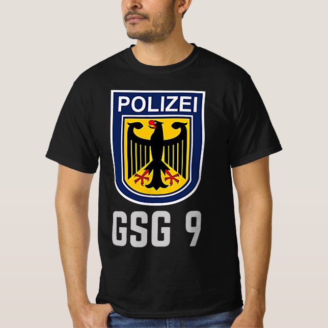Camiseta Alemanha GSG 9 Bundespolizei Forças Especiais de P (Frente)
