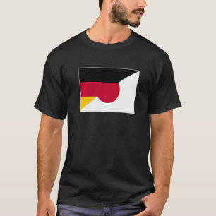 Camiseta Alemanha Japão Dupla Cidadania Alemão Pé Japonês