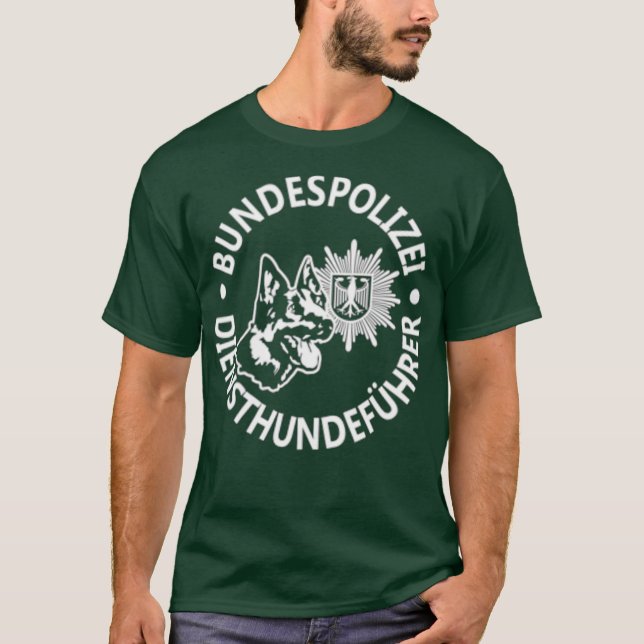 Camiseta Alemanha K9 Polícia Bundespolizei (Frente)