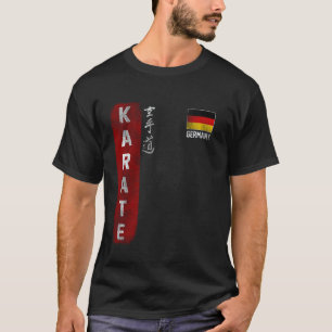 Camiseta Alemanha Karate bandeira alemã Kyokushinkai Dojo k