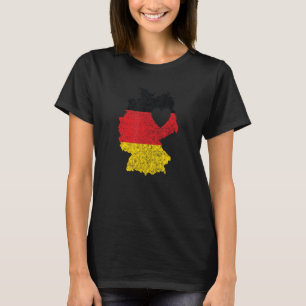 Camiseta Alemanha Mapa com Coração como Capital