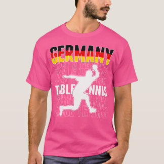 Camiseta Alemanha Orgulhosa Tênis Mesa Lovers Jersey - Alem