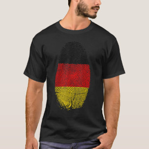 Camiseta Alemanha Sinalizador Imprimido Está No Meu Adn Par