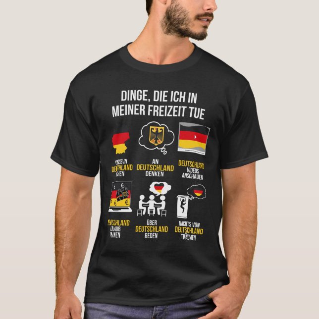 Camiseta Alemanha Spruch | Lustiger Freizeit Alemanha (Frente)