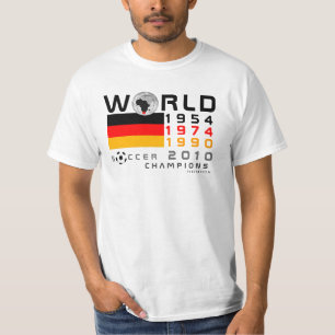 Camiseta Alemanha t-shirt 2 de 3 campeões do campeonato do