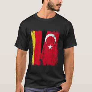 Camiseta Alemanha Turquia Meia Bandeira Turquia Alemão Turc