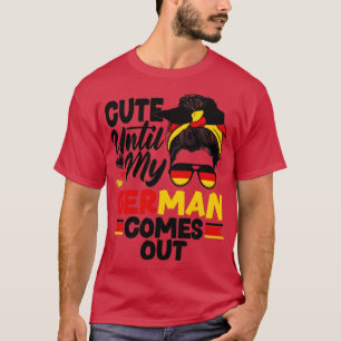 Camiseta Alemão Alemão - Bandeira Alemã - Cuada Até Minha C