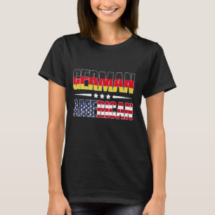 Camiseta Alemão Americano Americano Alemão Usa Alemão Amer