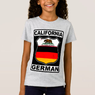 Camiseta Alemão da Califórnia americano