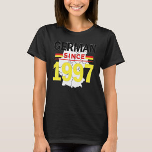 Camiseta Alemão desde 1997 Patrimônio Germay Flag Pride Vet