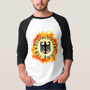 Camiseta Alemão/Deutschland Para Sempre/águia/cruz de ferro