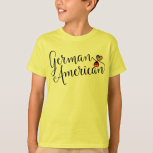 Camiseta alemão dos corações de Entwinted do