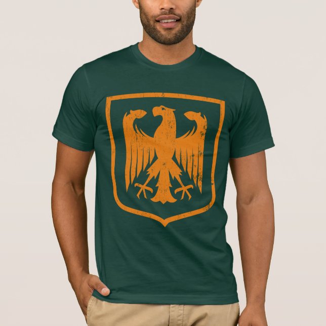 Camiseta Alemão Eagle - brasão da alemanha (Frente)