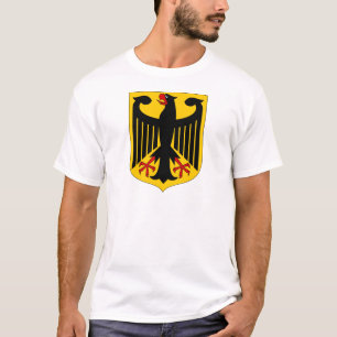 Camiseta Alemão Eagle no protetor amarelo
