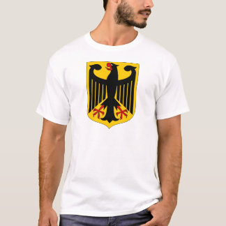 Camiseta Alemão Eagle no protetor amarelo