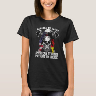 Camiseta Alemão por Blood American Por Nascimento Patriota