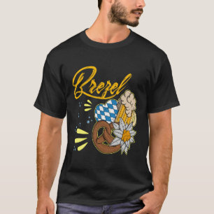 Camiseta Alemão Pretzel Wurst Festival Bavariano Dirndl Deu
