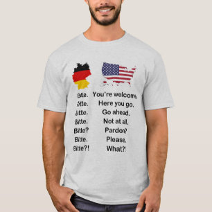 Camiseta Alemão vs. Inglês - Bitte Por Favor T-Shirt